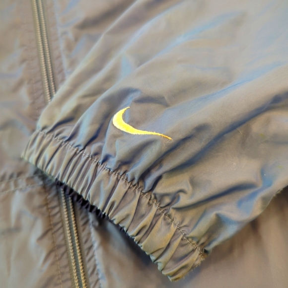 Men's Vintage Y2K Nike Full Zip Lined Windbreaker Track Jacket Size Large Blue - Picture 6 of 9